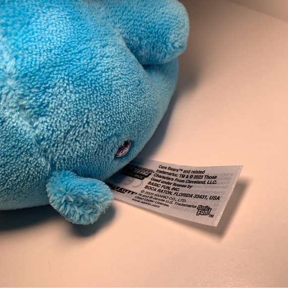 NWT Badtz-Maru Grumpy Care Bears 9 inch Plush Doll Blue Stuffed Animal Sanrio - Picture 4 of 13